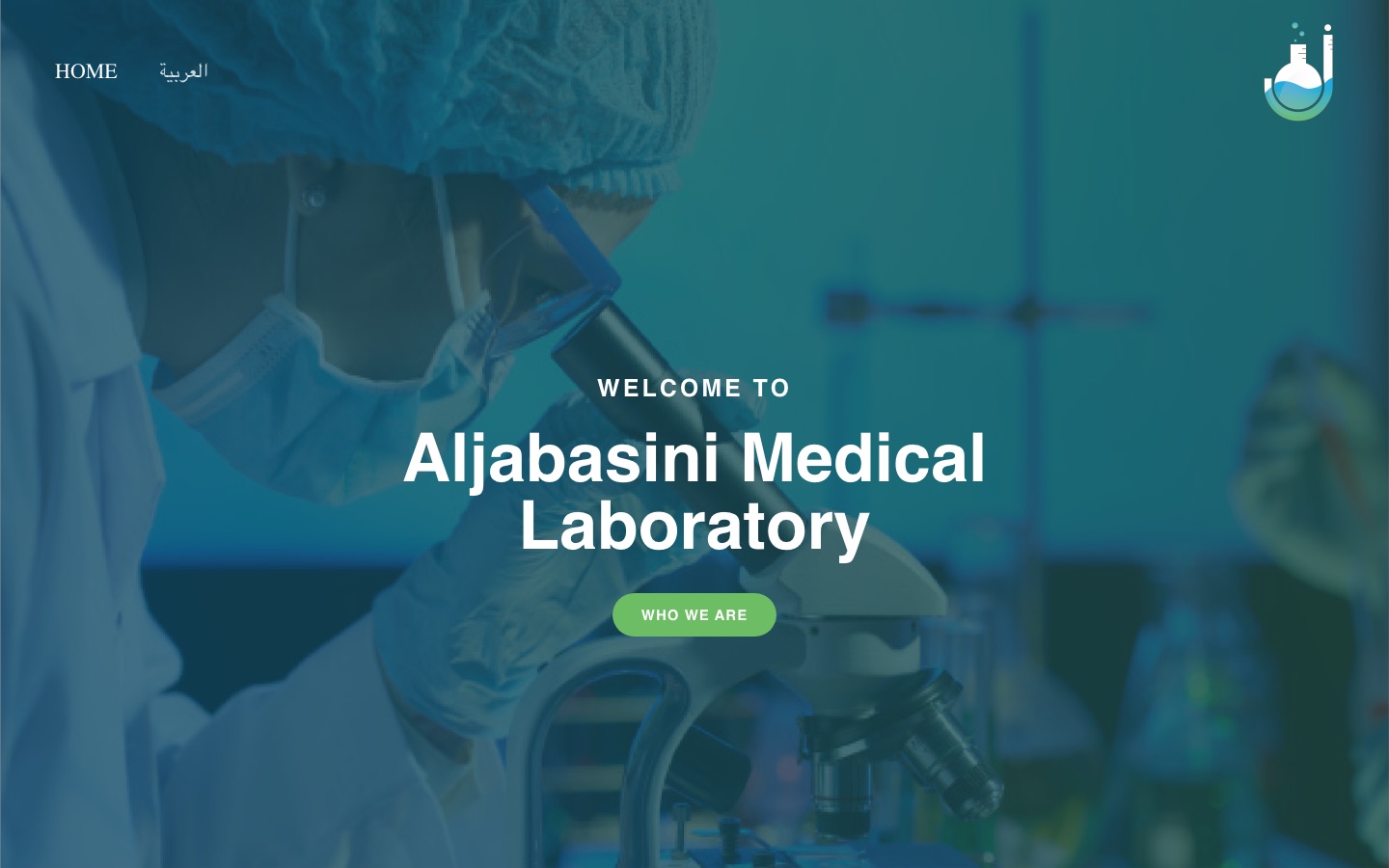 Aljabasini Medical Laboratory website