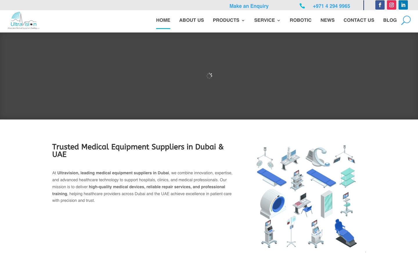 Ultravision Medical — medical equipment suppliers site